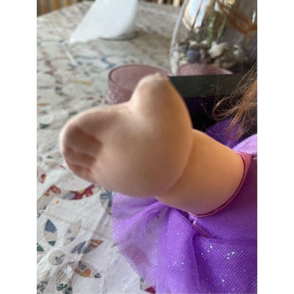 Cabbage Patch Kids Sitting Pretty Soft & Cuddly Fruit Grape Outfit Doll - Picture 11 of 11